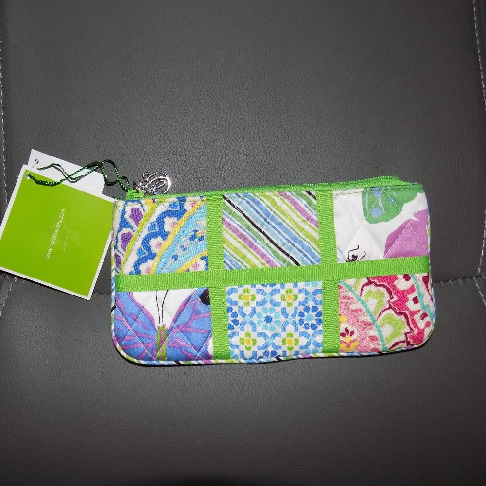 VERA BRADLEY SATEEN PATCHWORK MAKEUP COSMETICS NEW